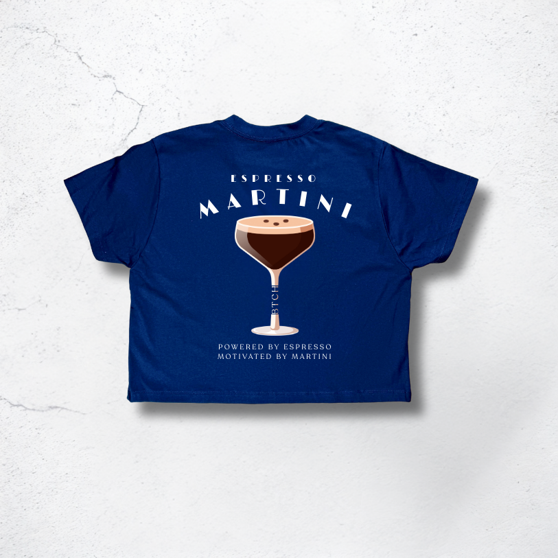♀ Crop Top "Espresso Martini"