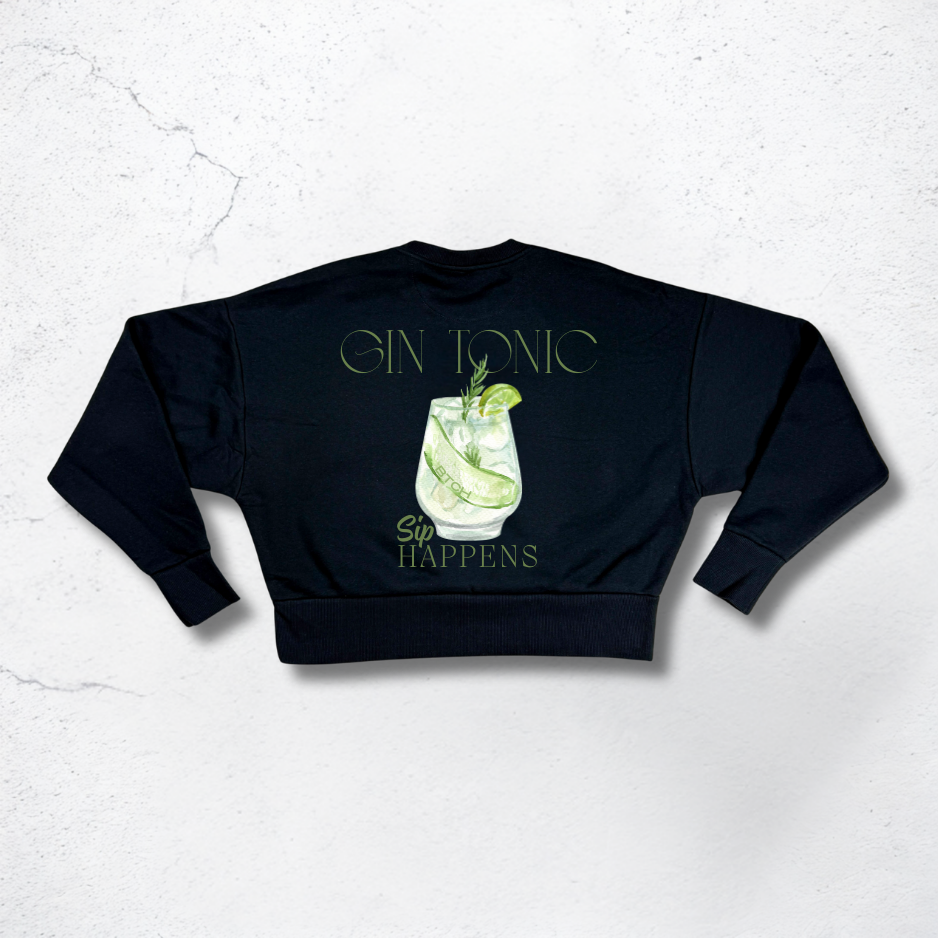 GinTonic Crop Sweater - The BTCH Club