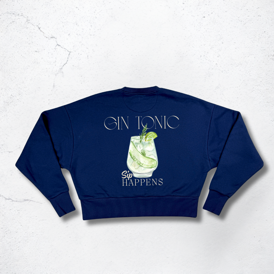 GinTonic Crop Sweater - The BTCH Club