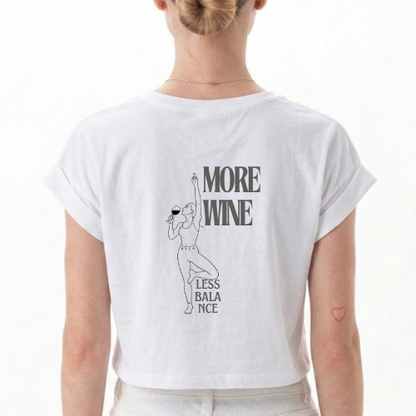 More Wine Crop Top Summer – The BTCH Club
