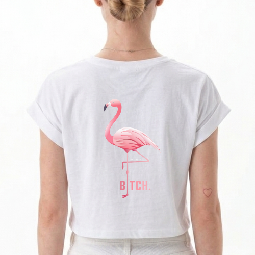 Flamingo Crop Top Summer – The BTCH Club