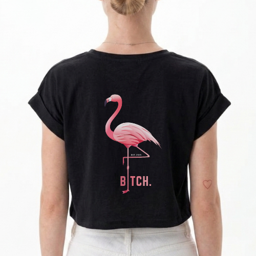 Flamingo Crop Top Summer – The BTCH Club