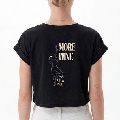More Wine Crop Top Summer – The BTCH Club