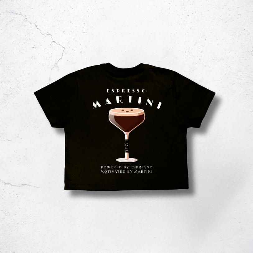 ♀ Crop Top "Espresso Martini"