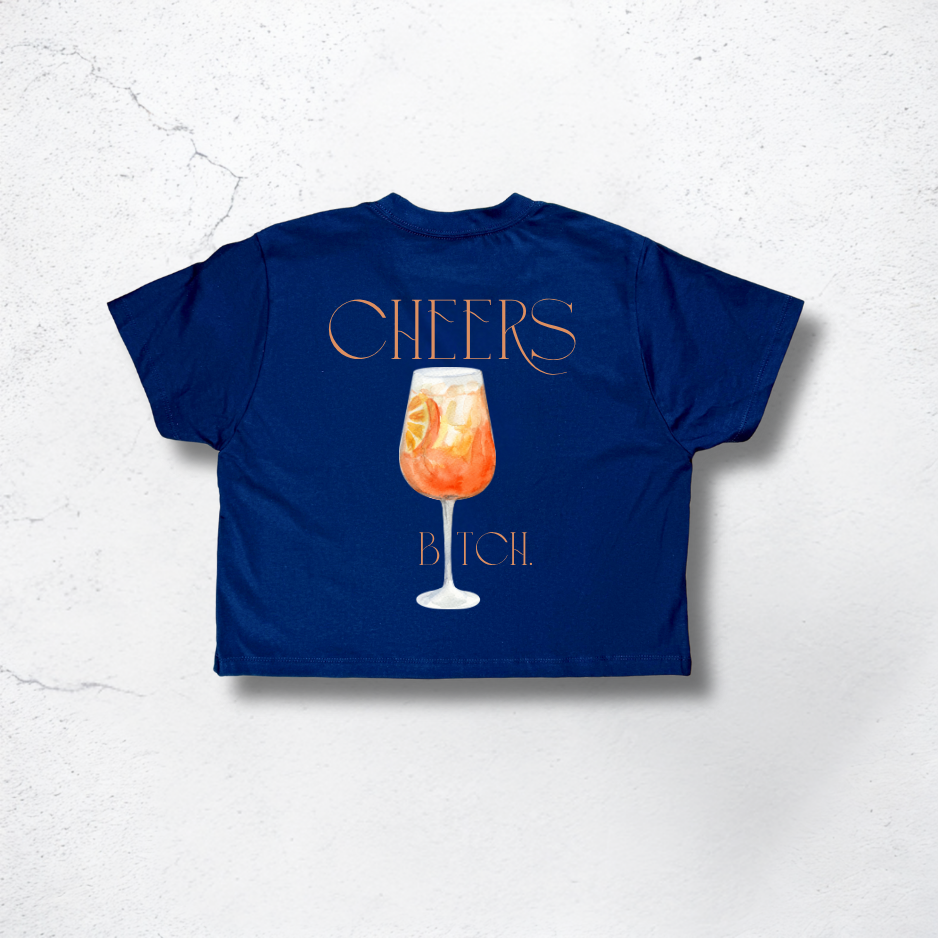 ♀ Crop Top "Cheers"