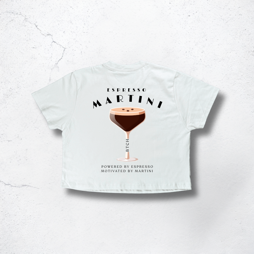 ♀ Crop Top "Espresso Martini"