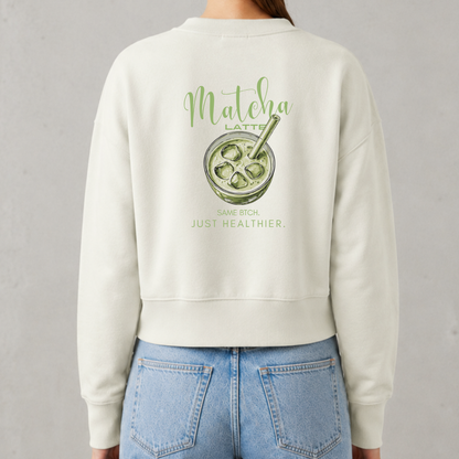 Matcha Crop Sweater - The BTCH Club