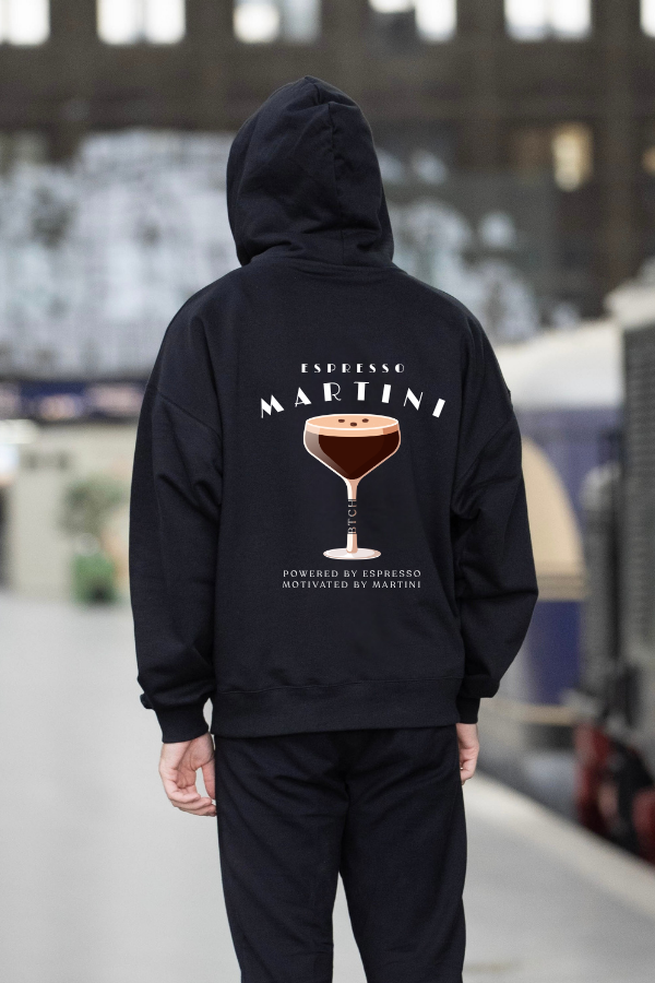 oversized hoodie black Espresso Martini The BTCH Club