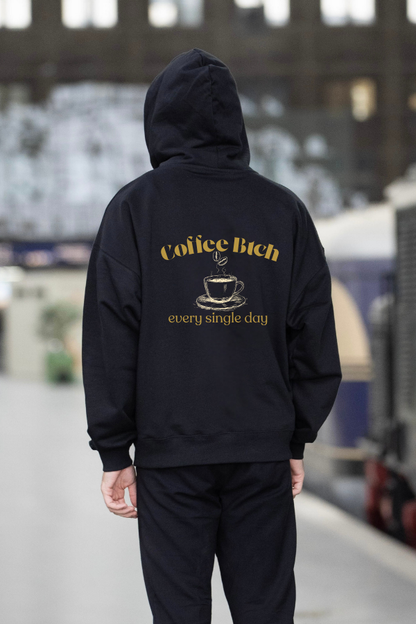 oversized hoodie black coffee The BTCH Club
