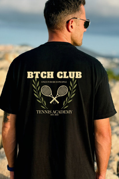 oversized shirt black Tennis The BTCH Club