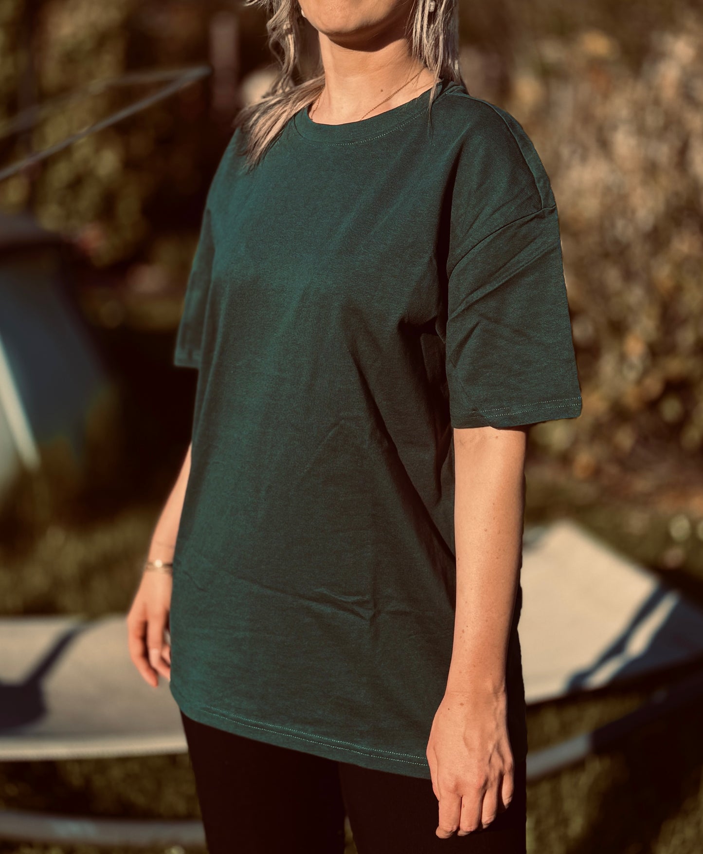 oversized shirt bottle green The BTCH Club