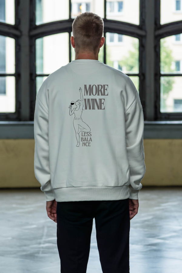 oversized sweater bone more wine The BTCH Club